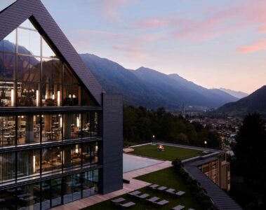 Exterior view of Lefay Resort and SPA Dolomiti, Trentino, Italy