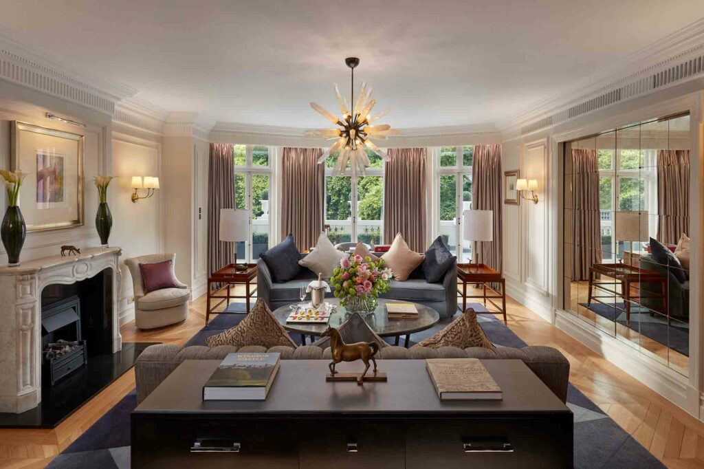 Mandarin Oriental Hyde Park London Suite salon