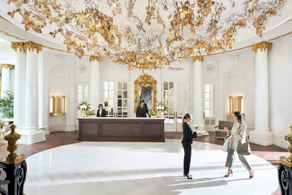 Mandarin Oriental Ritz Madrid lobby reception