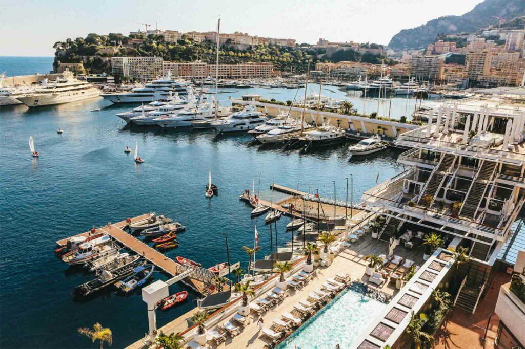 Yacht harbour in Monaco