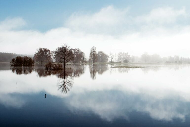 Lake in Tallinn, Estonia