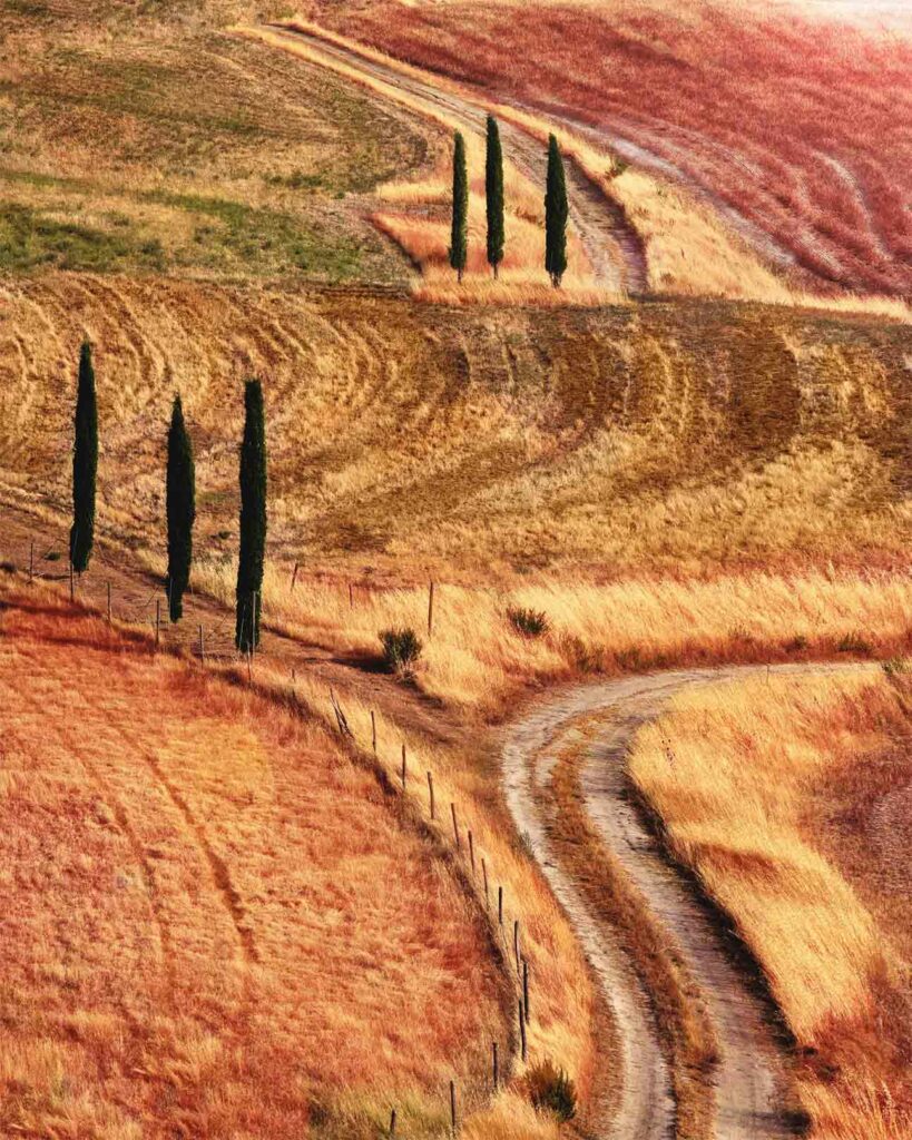 View over Tuscan hills, Italy