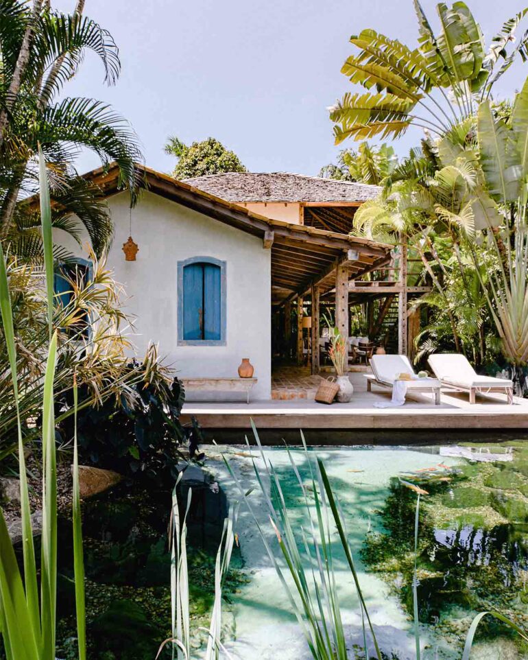 Exterior of Uxua Casa Hotel, Trancoso, Brazil