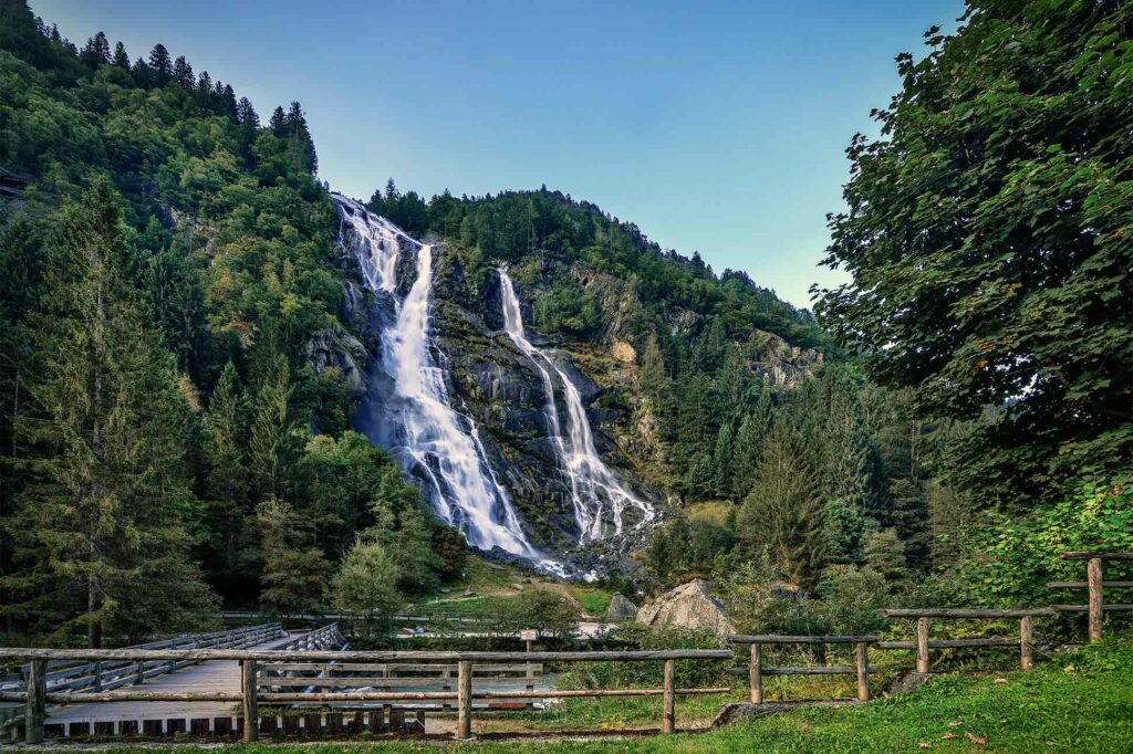 Alpine wellness in Val di Genova, Italy