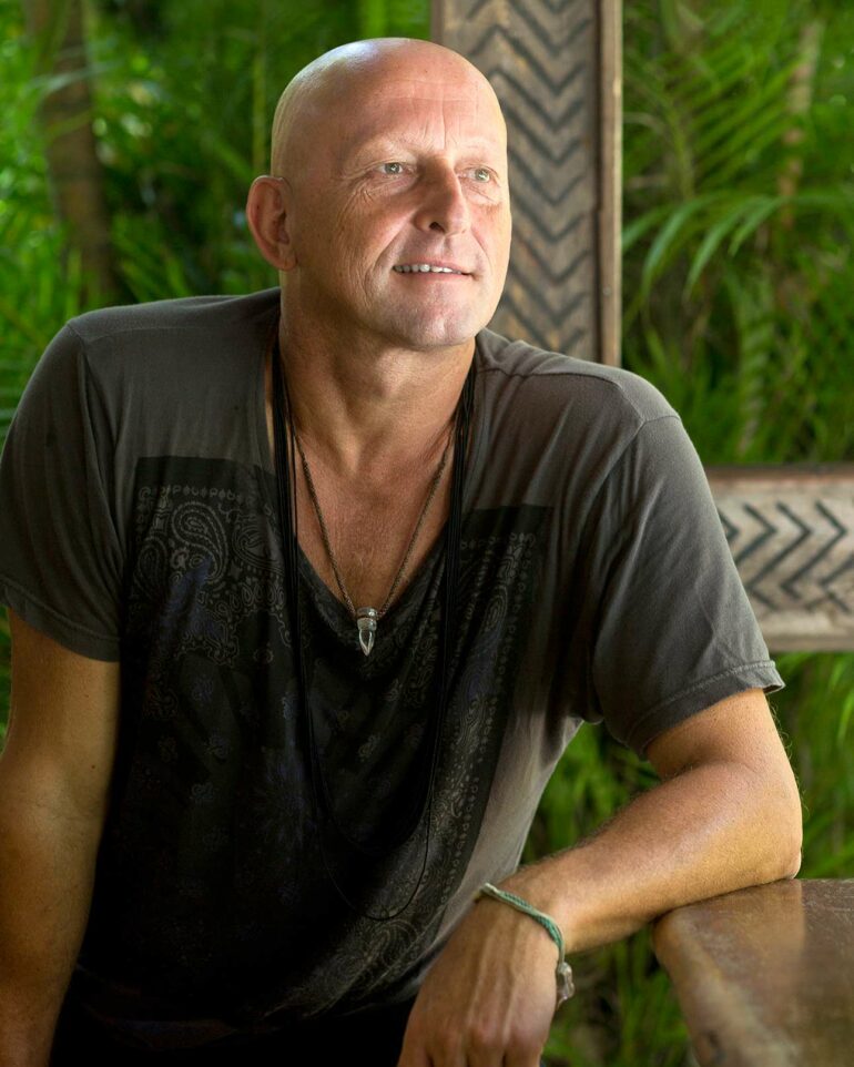 Portrait of Wilbert Das, Uxua Casa Hotel, Trancoso, Brazil