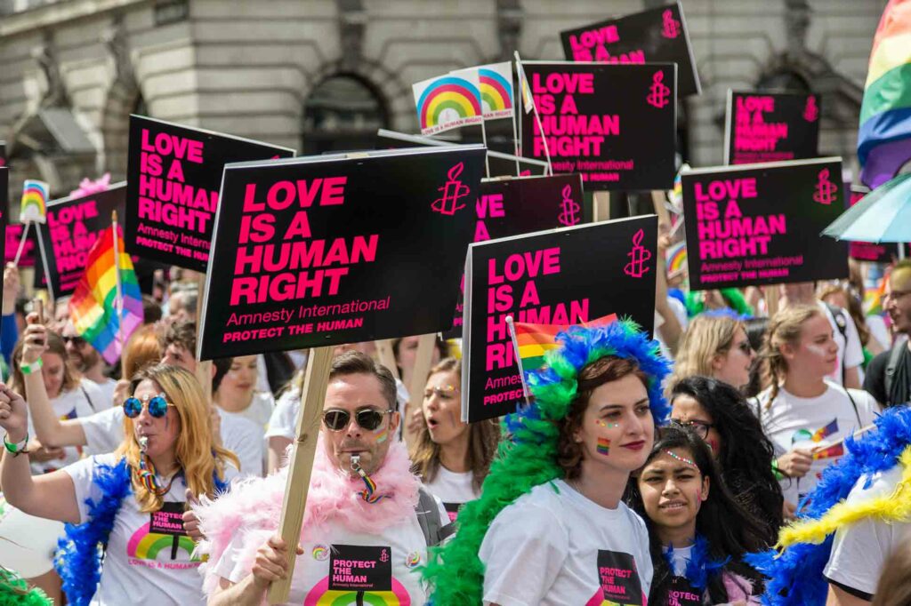 Amnesty International Pride Love is a Human Right