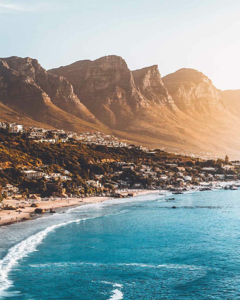 The coast of Cape Town, South Africa