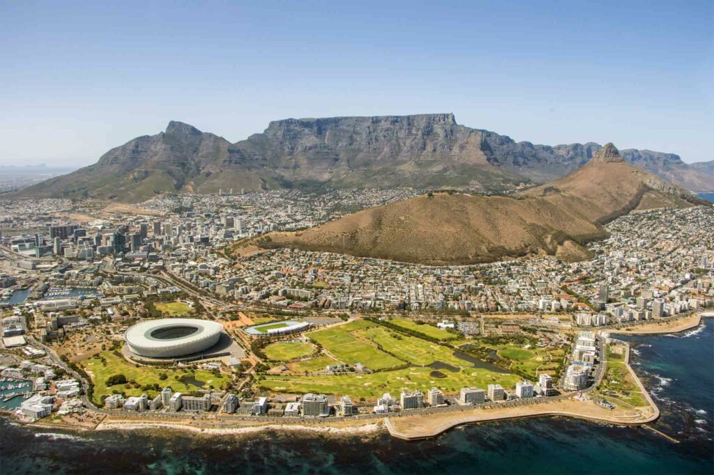 View over Cape Town, South Africa