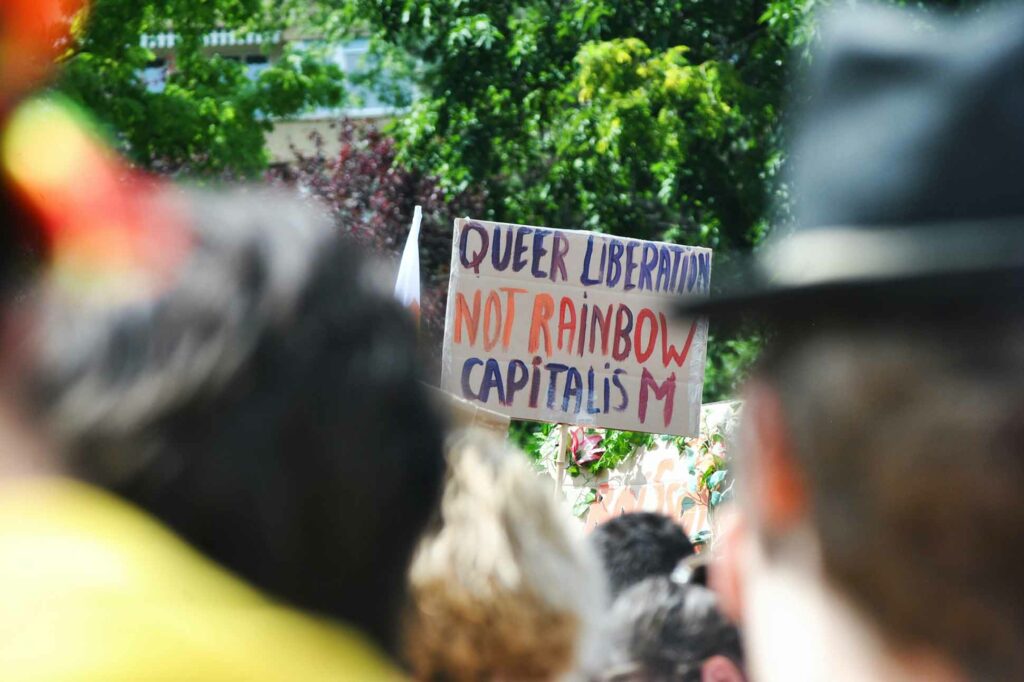 Queer Liberation not Rainbow capitalism