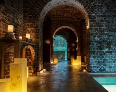 Interior at AIRE Ancient Baths London, UK