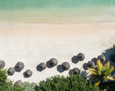 LUX Grand Baie Mauritius drone shot