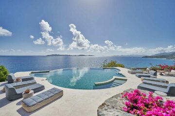 Pool with a view at The Aerial BVI, British Virgin Islands