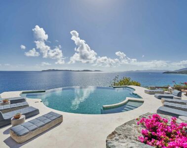 Pool with a view at The Aerial BVI, British Virgin Islands