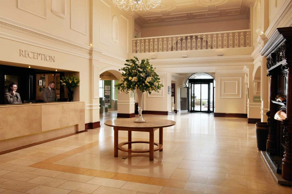 Lobby at the Slieve Donard Resort & Spa, Newcastle, Northern Ireland, United Kingdom