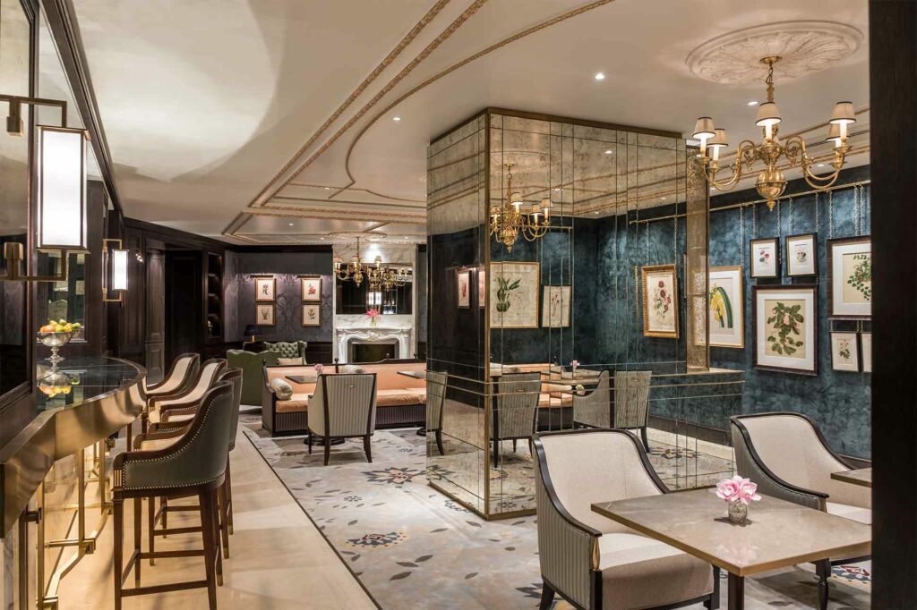 The spa restaurant at The Lanesborough Club & Spa, London, UK