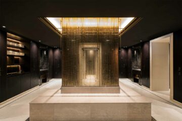 Changing rooms at The Lanesborough Club & Spa, London, UK