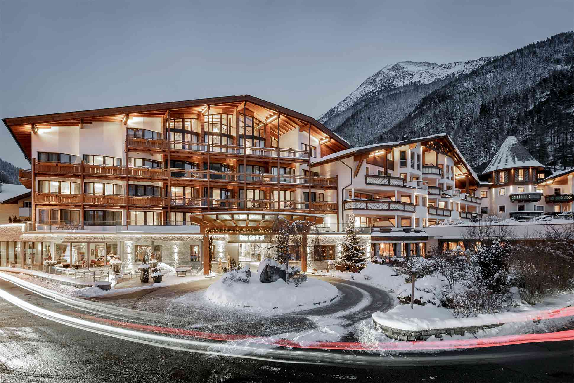 Exterior view of Das Central, Sölden, Austria