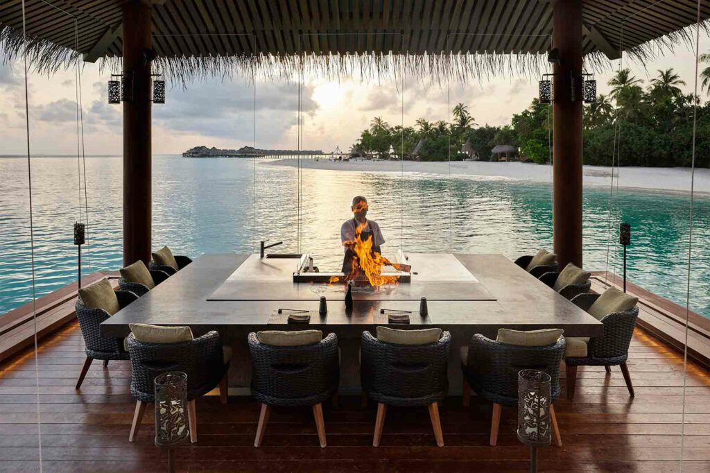 Saoke restaurant in the Maldives