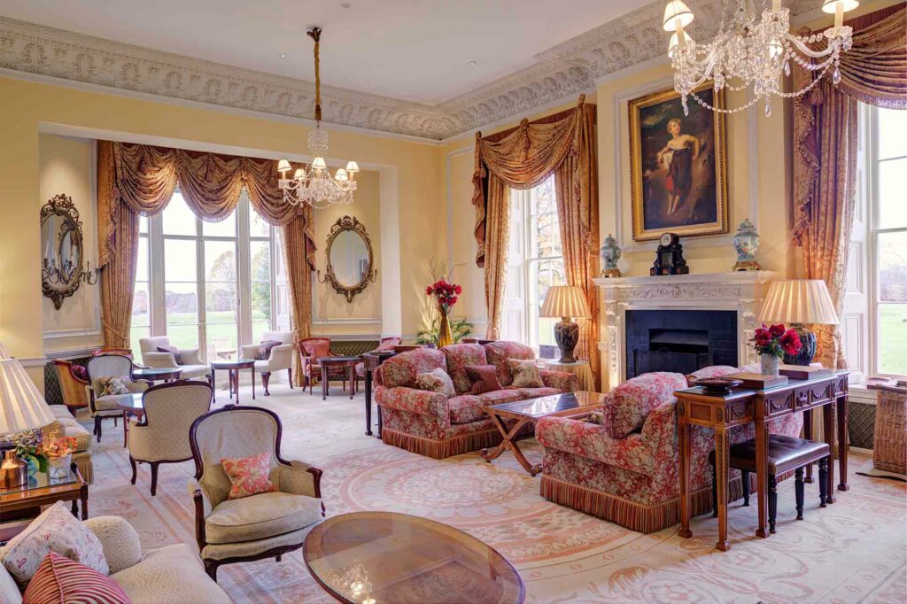 The Drawing Room at Lucknam Park, Wiltshire, United Kingdom