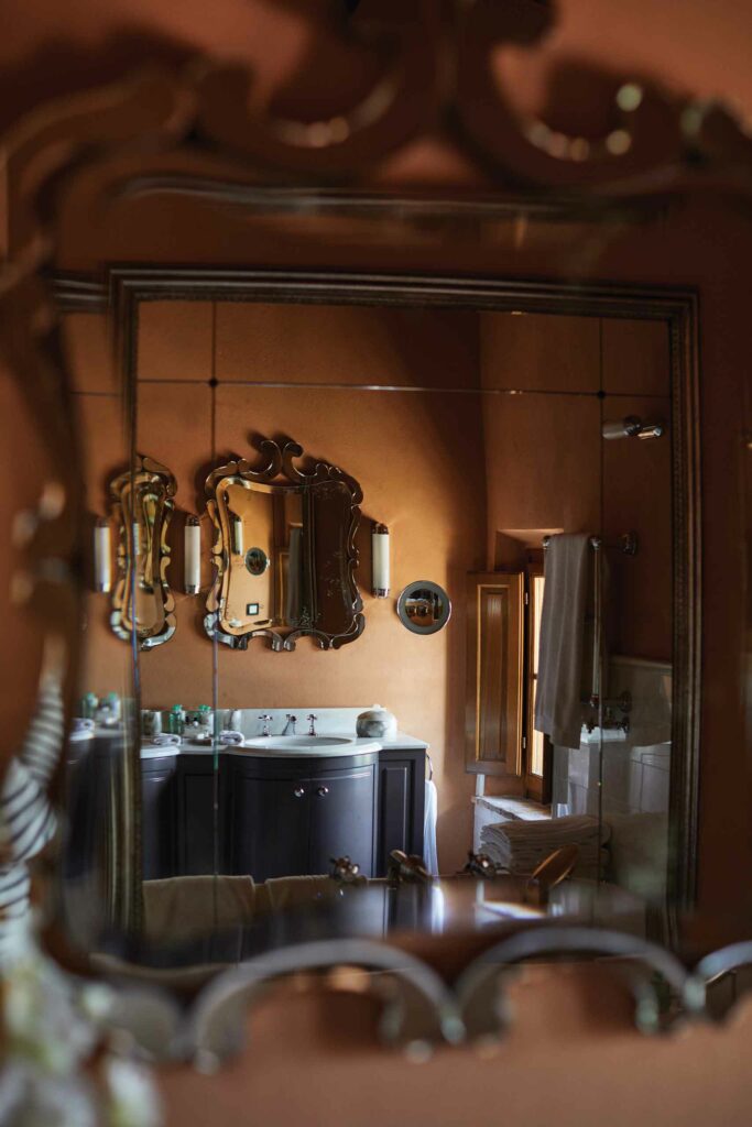 Belmond Castello di Casole suite bathroom