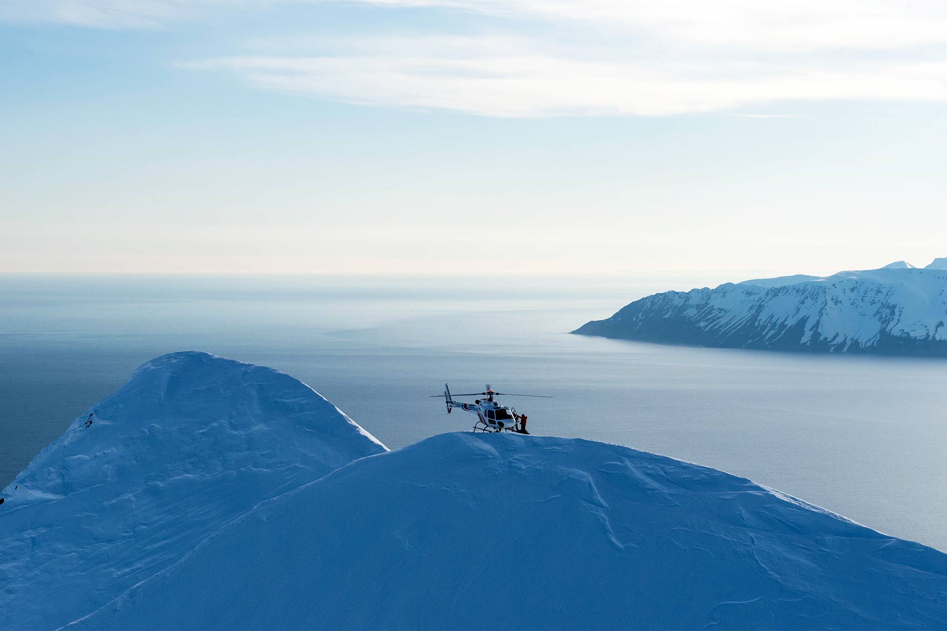 Iceland heli-skiing with Pelorus