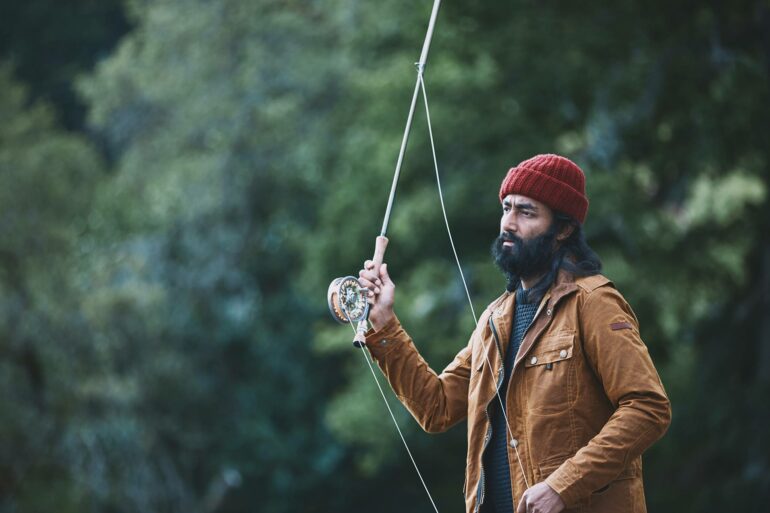 Fishing in Glen Artney, Scotland