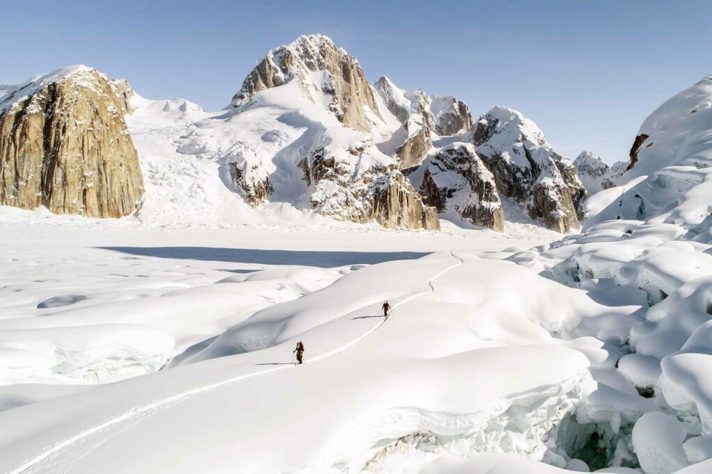 Skiing in Denali, Alaska, USA with Pelorus