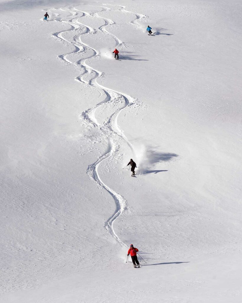 Skiing in Colorado, USA, with Pelorus