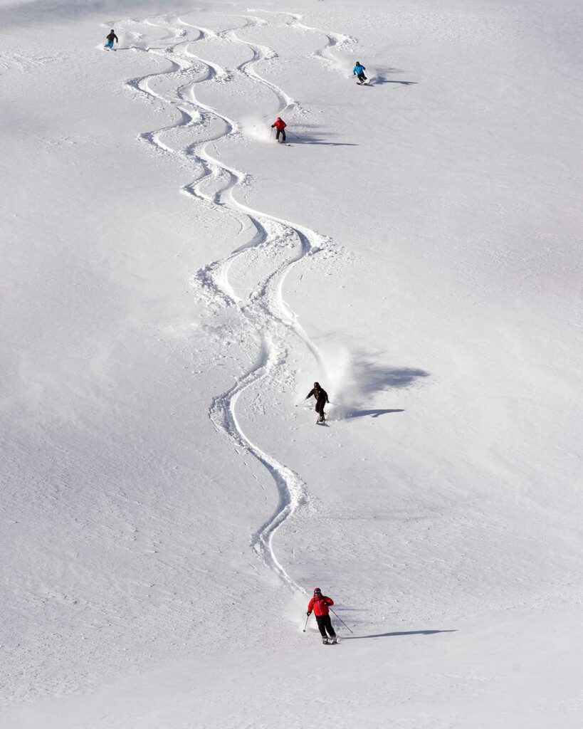 Skiing in Colorado, USA, with Pelorus