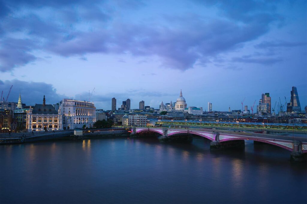 View of London from Sea Containers, London, United Kingdom
