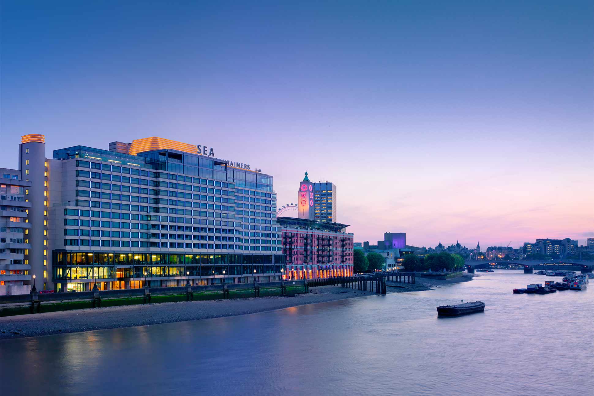 Exterior of Sea Containers, London, United Kingdom