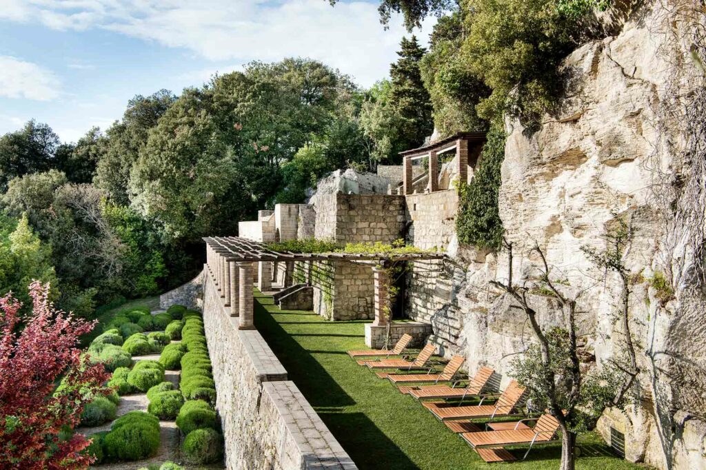 Exterior of Borgo Pignano, Tuscany, Italy