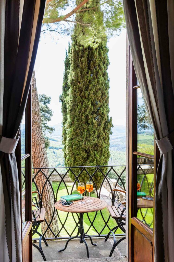 Aperol Spritz in Tuscany, Italy