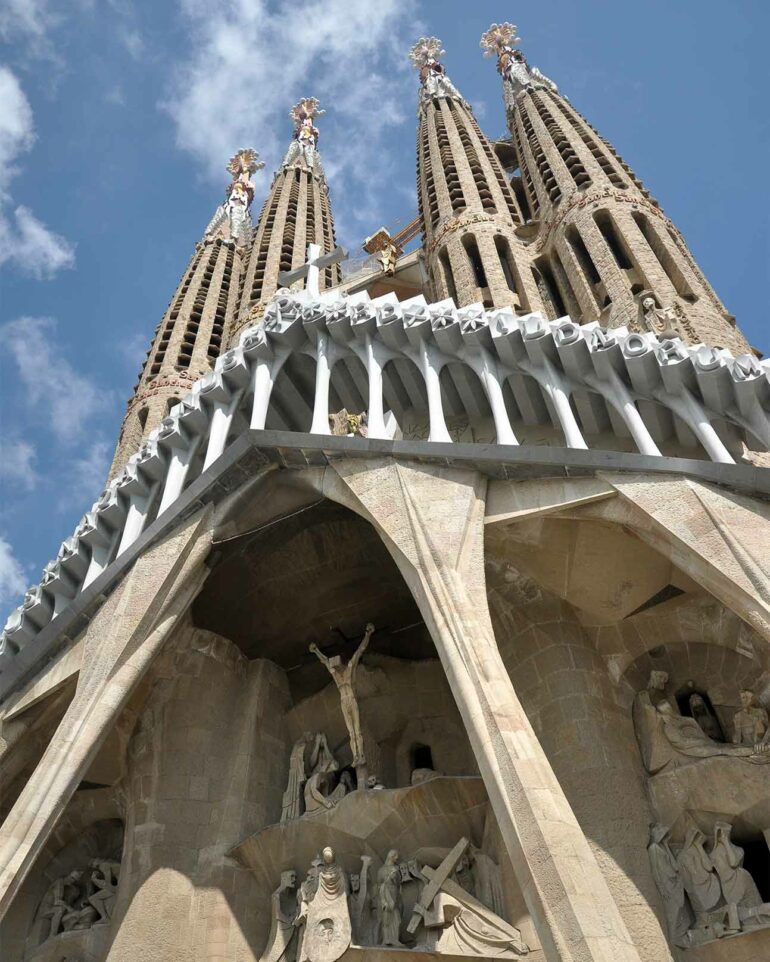Exterior of the Sagrada Familia, Spain