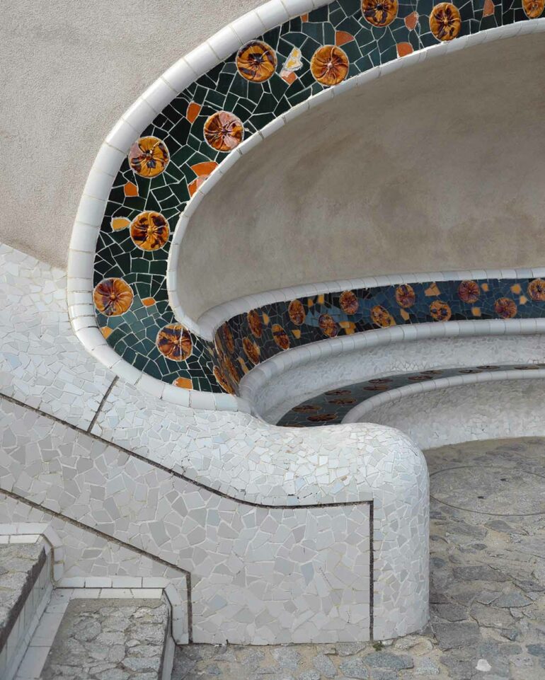 Design detail at the Parc Guell