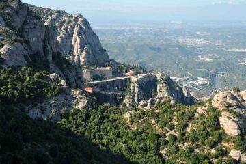 Santa Maria de Montserrat Abbey near Barcelona, Spain