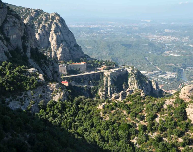Santa Maria de Montserrat Abbey near Barcelona, Spain