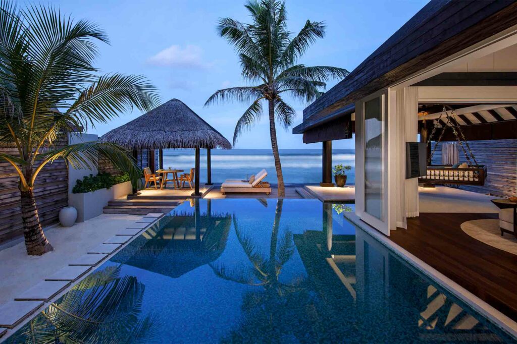 Ocean House with Pool and Private Beach Cabana, Naladhu Private Island Maldives, The Maldives