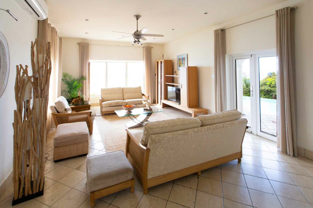 Windjammer Landing villa living room