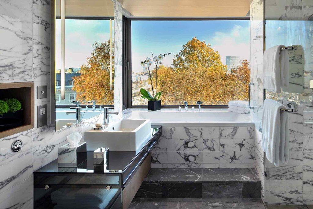 Bathroom at The Hari, London, United Kingdom