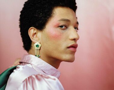 A portrait on display at the Queer Frontiers exhibition by ARTIQ in collaboration with Link