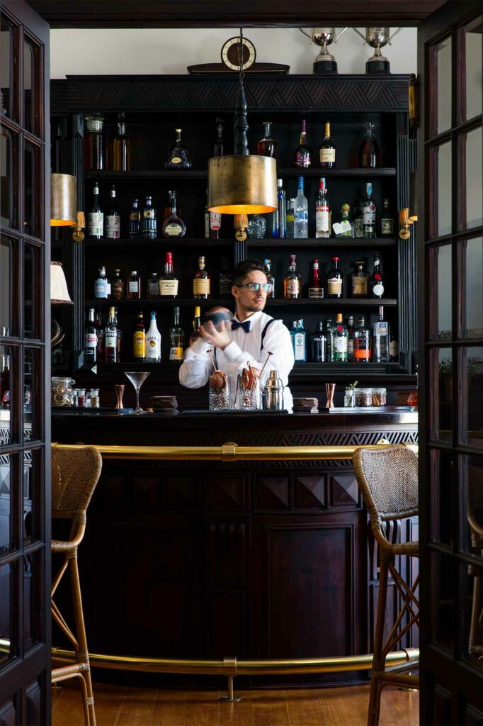 The bar at Grand House, Algarve, Portugal