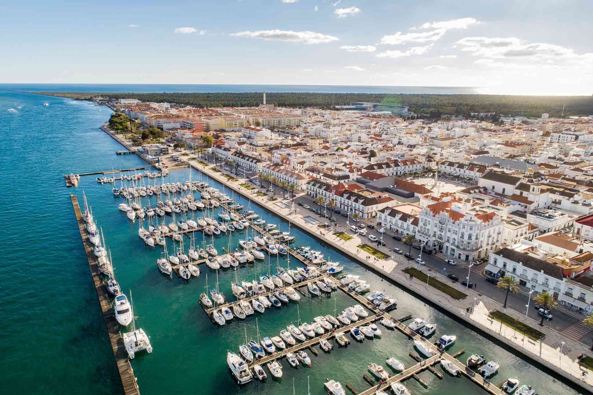 Aerial of Grand House, Algarve, Portugal