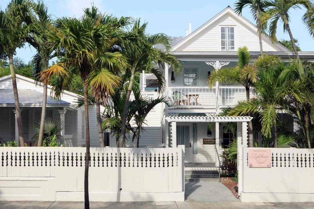 Entrance to Kimpton Lighthouse Hotel, Key West, Florida, USA