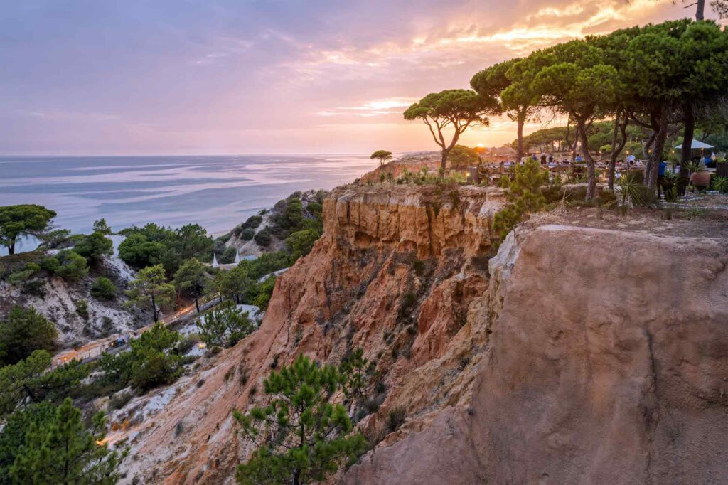 The coastline of the Algarve, Portugal