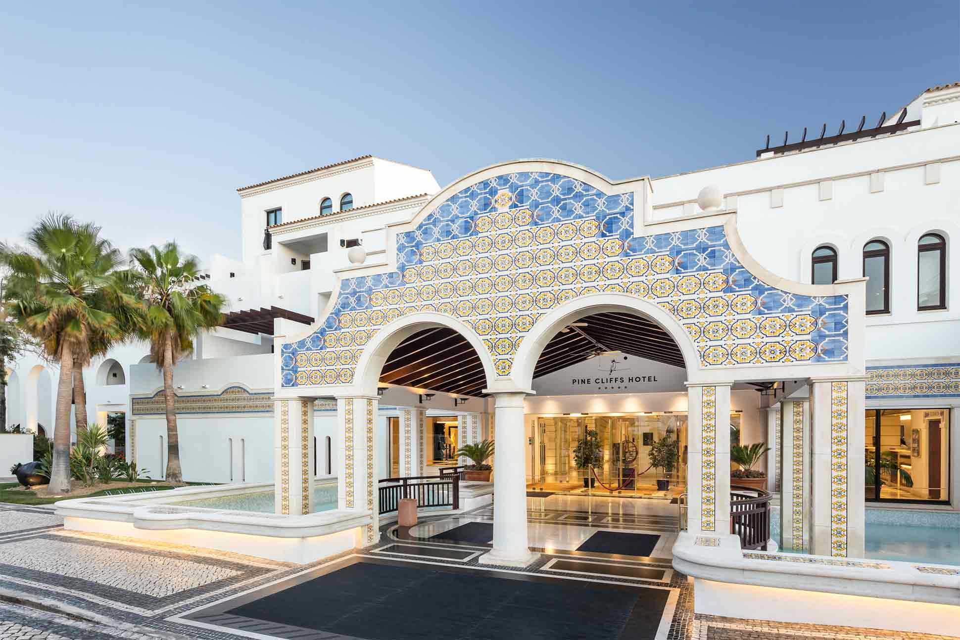 Entrance to Pine Cliffs, a Luxury Collection Resort, Algarve, Portugal