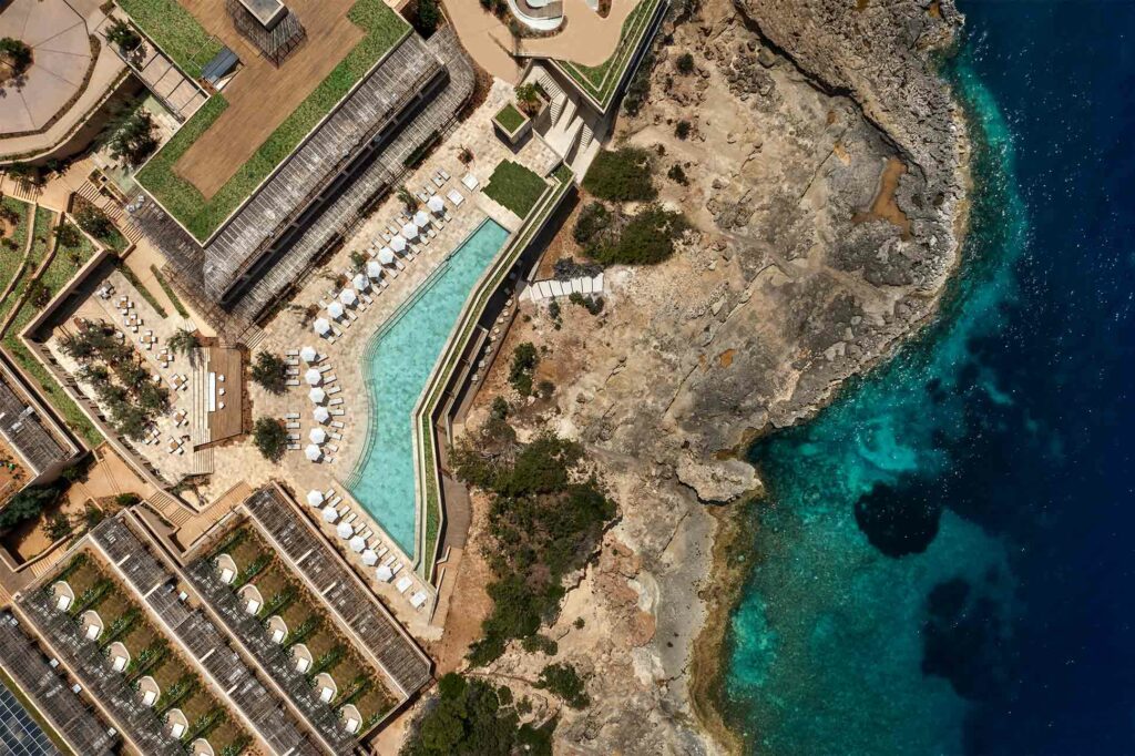 Six Senses Ibiza, Ibiza, Spain from above