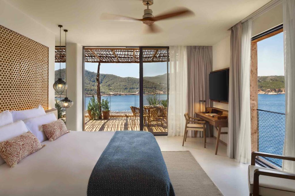 A bedroom at Six Senses Ibiza, Ibiza, Spain