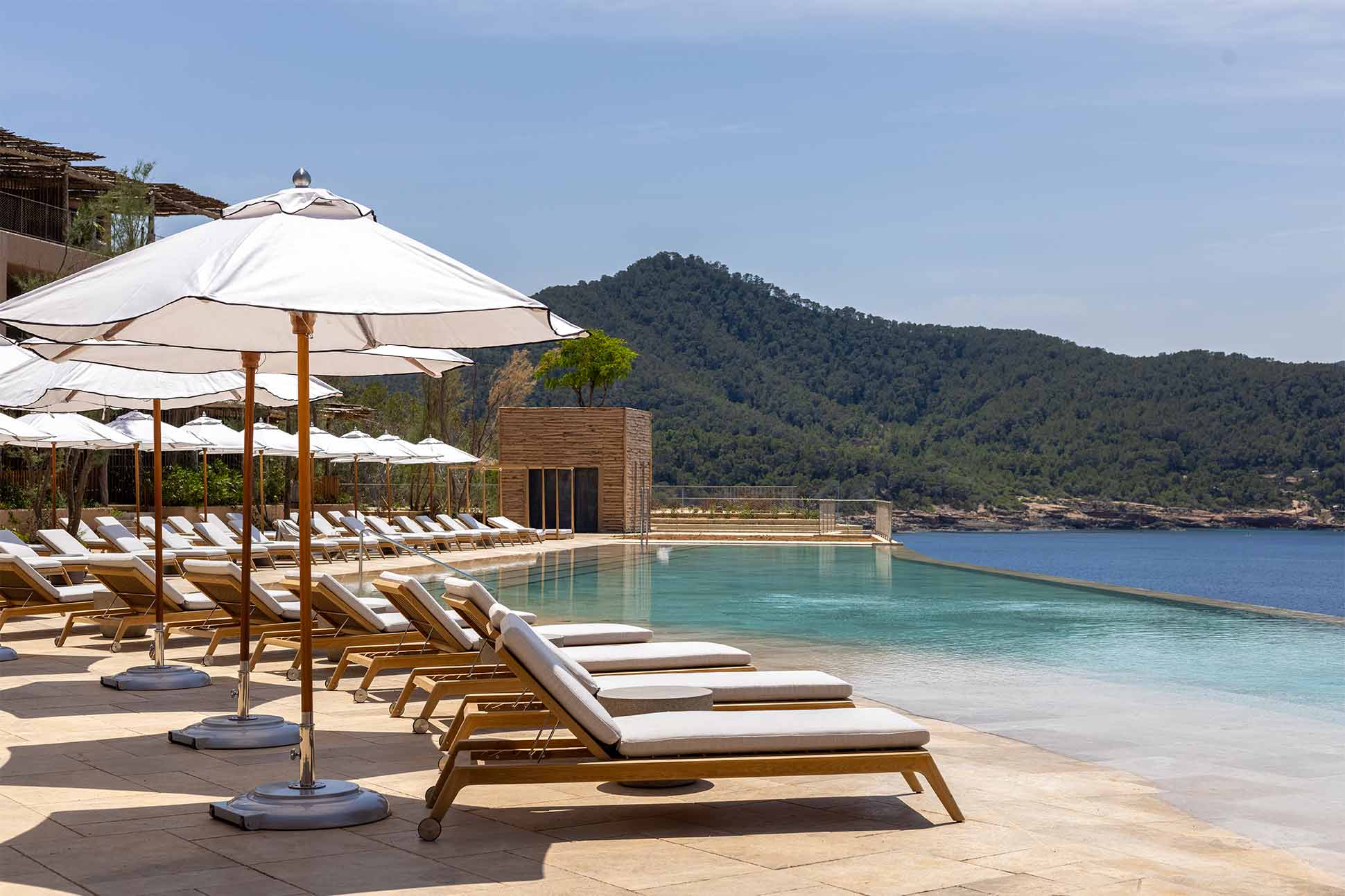 The pool at Six Senses Ibiza, Ibiza, Spain