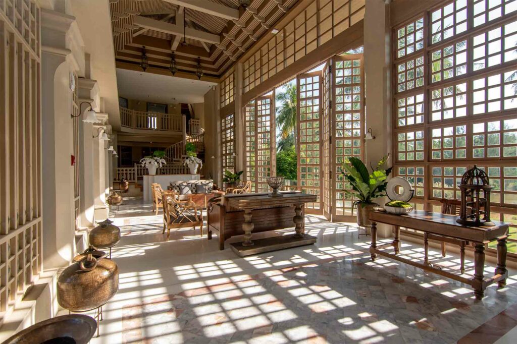 The lobby at Devasom Khao Lak Beach Resort & Villas, Khao Lak, Thailand